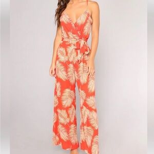 Tropical jumpsuit size large